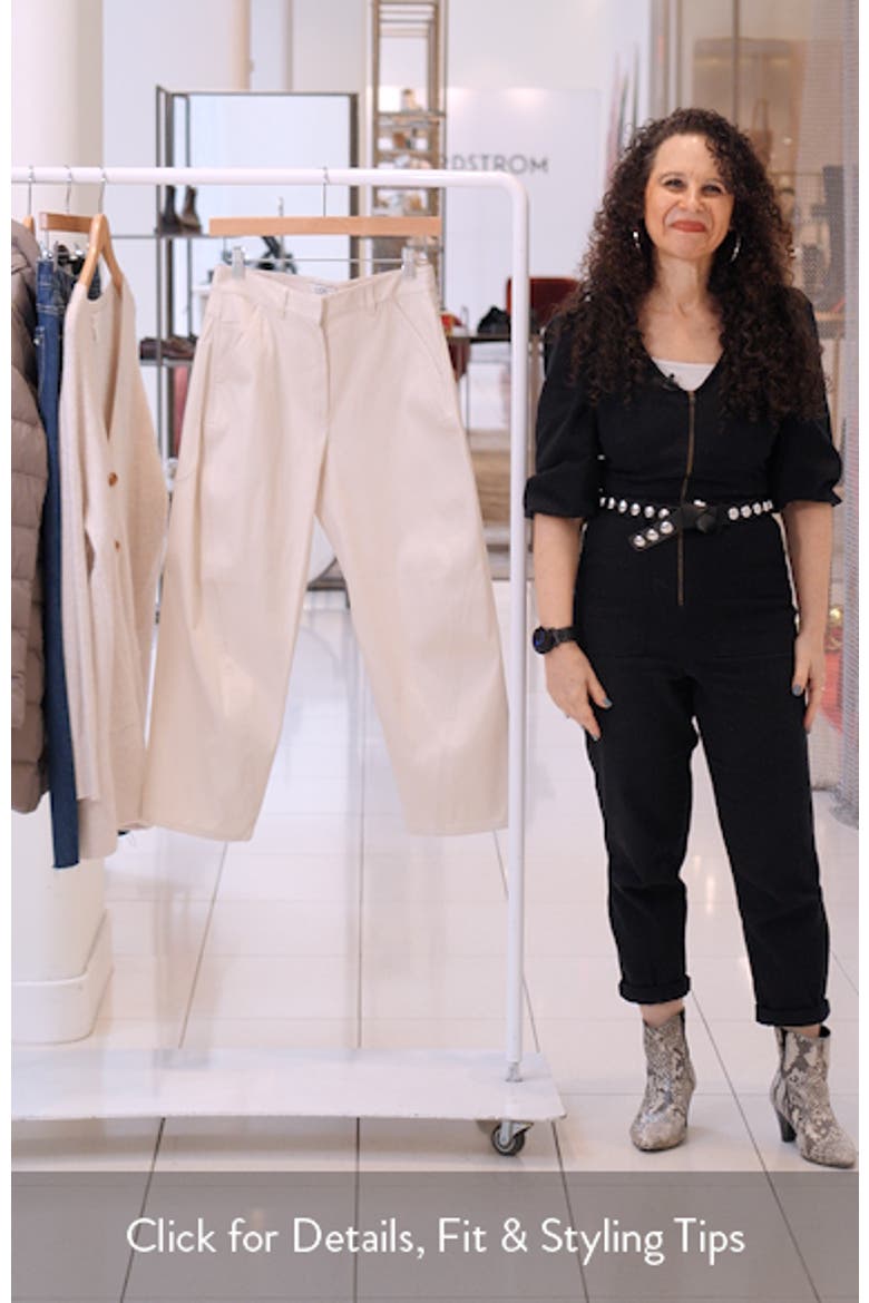 Batten Tapered Cotton Ankle Pants video