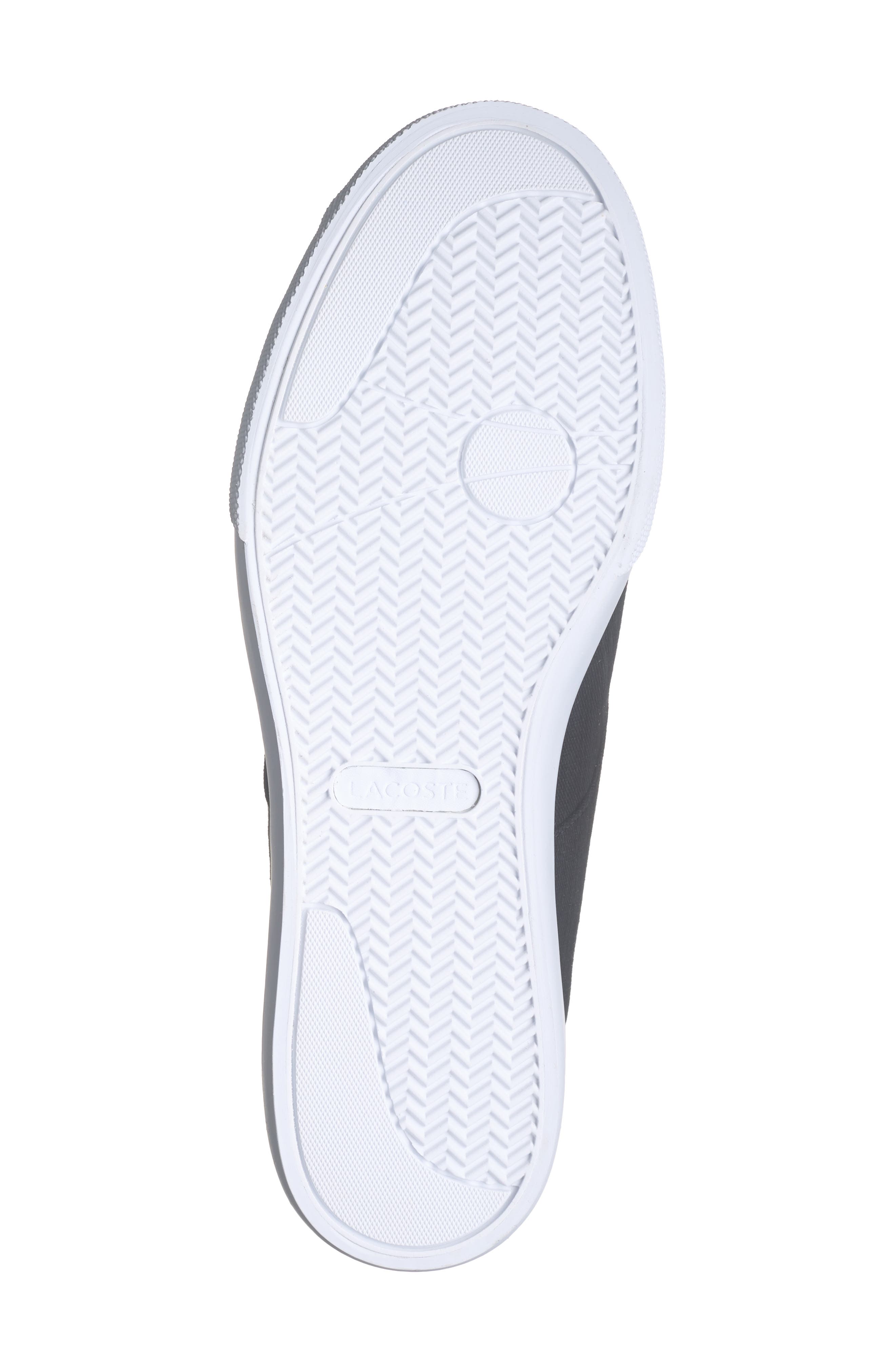 Lacoste Low Top Sneaker, Alternate, color, Black/ White