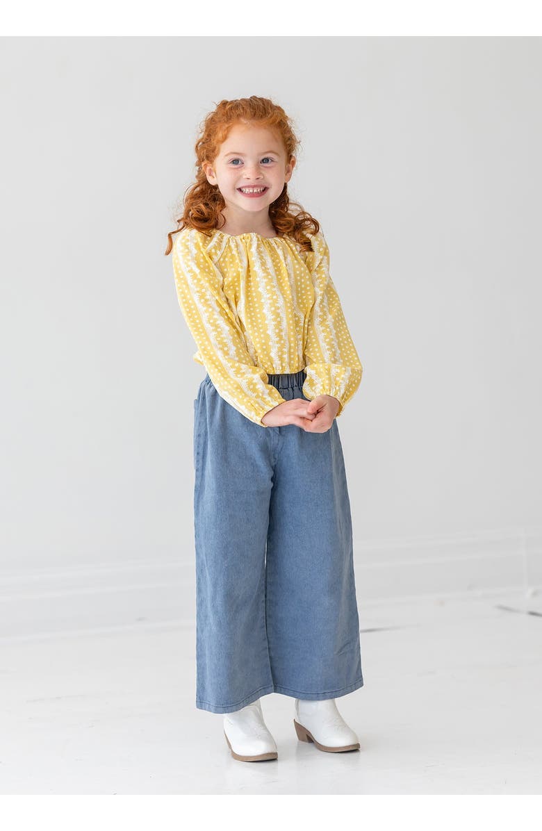 Mabel + Honey Magnolia Two Piece Set, Alternate, color, Yellow