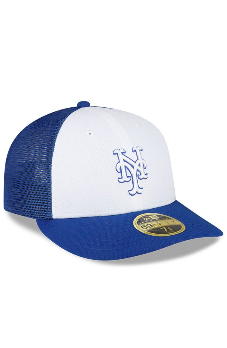 New Era Men's New Era Royal/White New York Mets 2023 On-Field Batting Practice Low Profile 59FIFTY Fitted Hat, Alternate, color,