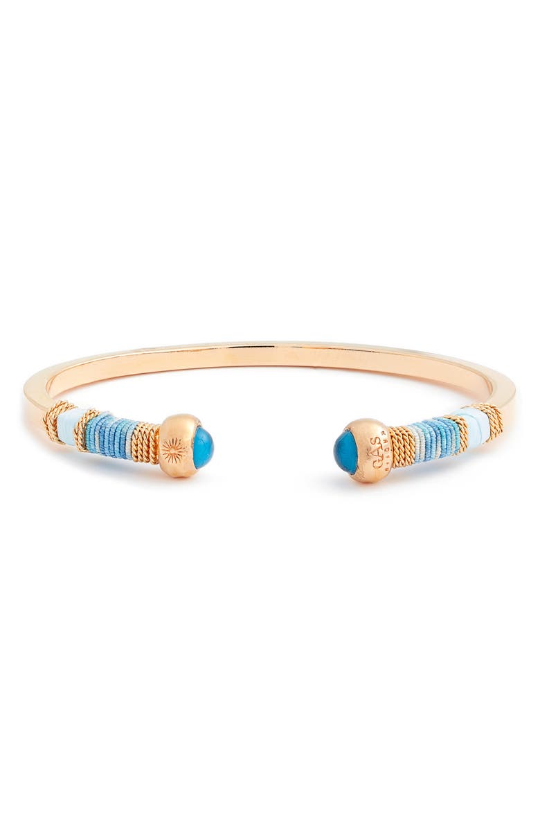 Gas Bijoux Sari Cuff Bracelet, Main, color, 
