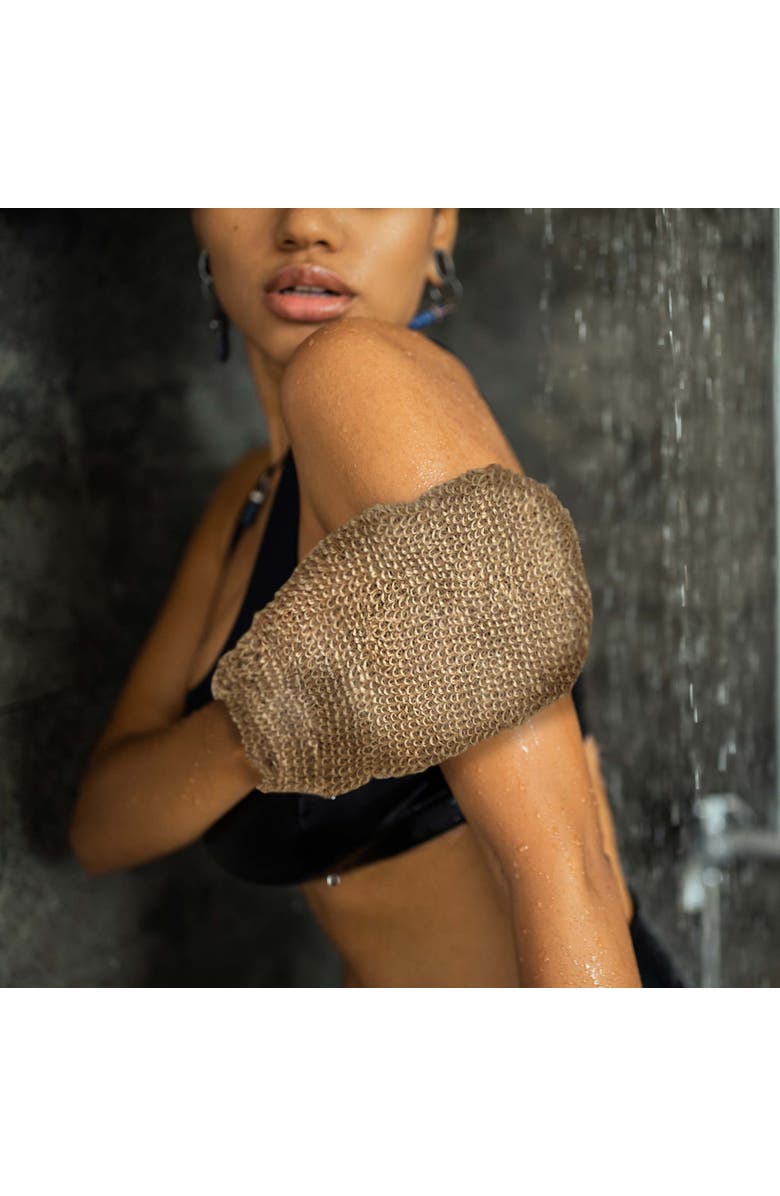 PURSONIC Sisal Hemp Bath Glove, Alternate, color, Ivory