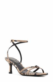 Red Ankle Strap Sandal