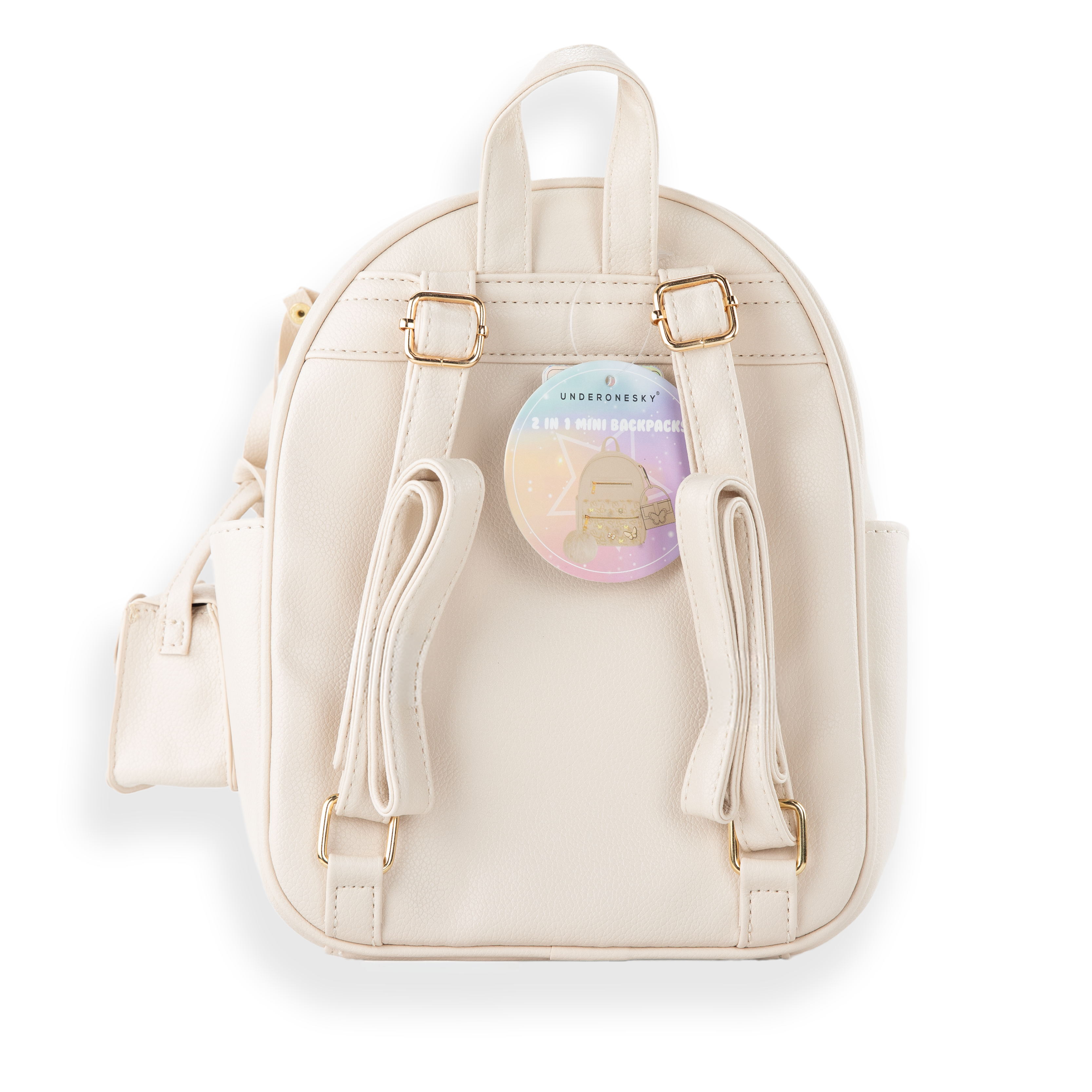 Butterfly Quilted Mini Backpack Set, Alternate, color, Mauve