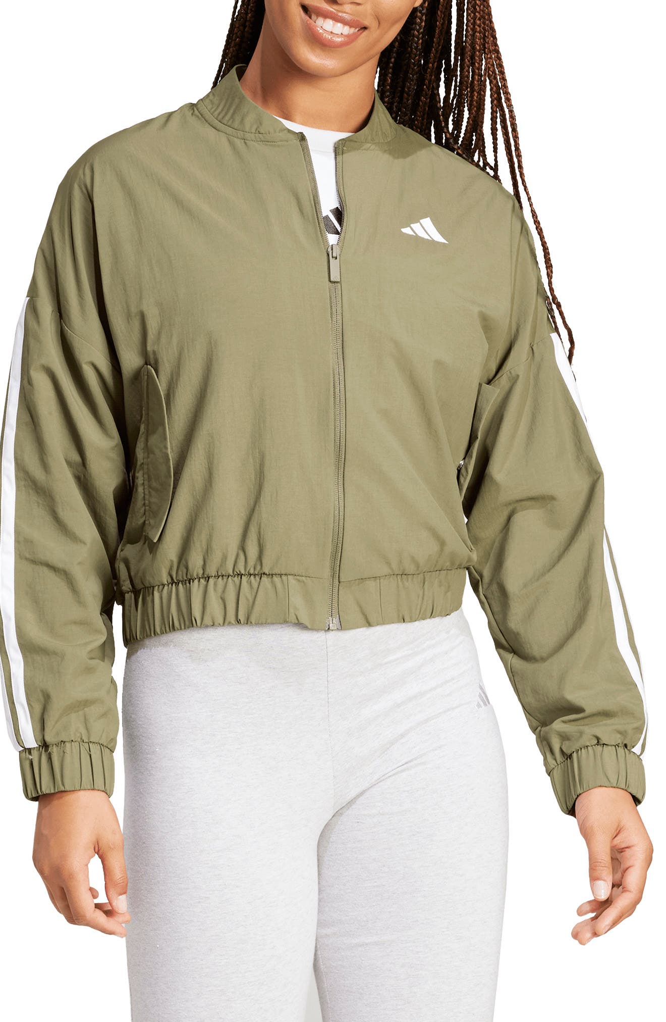 OLIVE STRATA/ WHITE