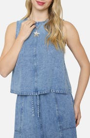 Blu Pepper Denim Top