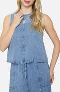 Blu Pepper Denim Top