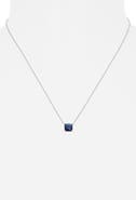 Nadri Modern Love Cushion Cut Cubic Zirconia Pendant Necklace