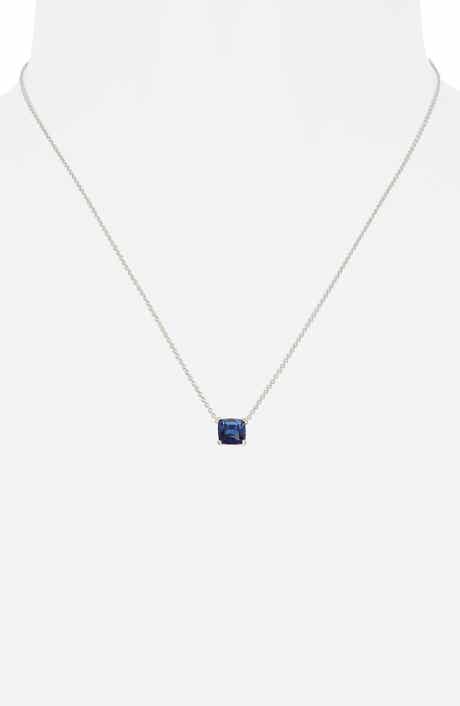 Modern Love Cushion Cut Cubic Zirconia Pendant Necklace