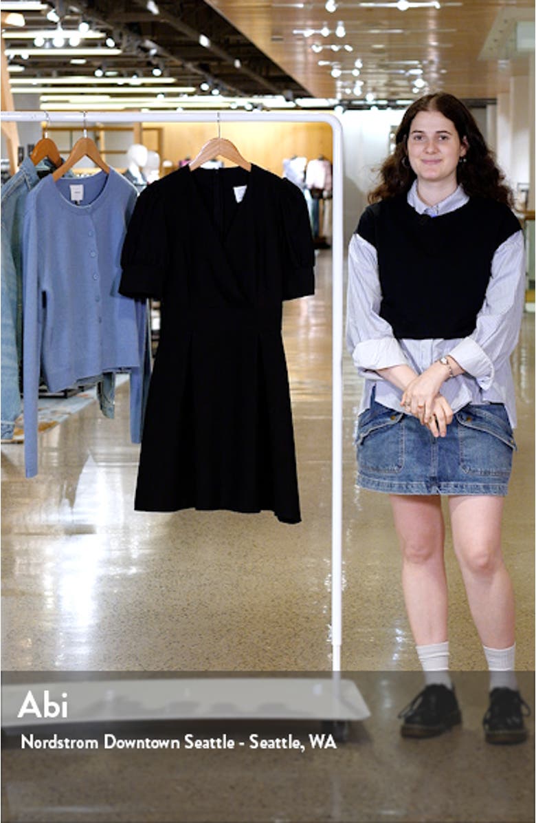 Erin Wrap Bodice Fit & Flare Dress, sales video thumbnail