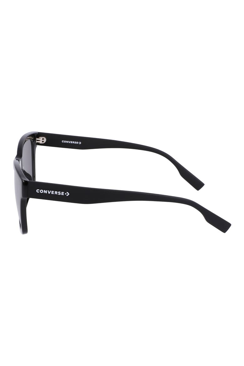 53mm Rectangular Sunglasses, Alternate, color, BLACK
