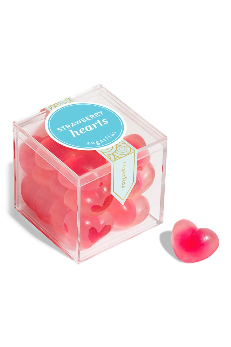 Strawberry Hearts Set of 4 Candy Cubes, Alternate, color, BLUE