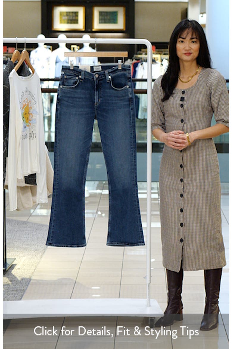 Goldie Mid Rise Kick Flare Jeans video