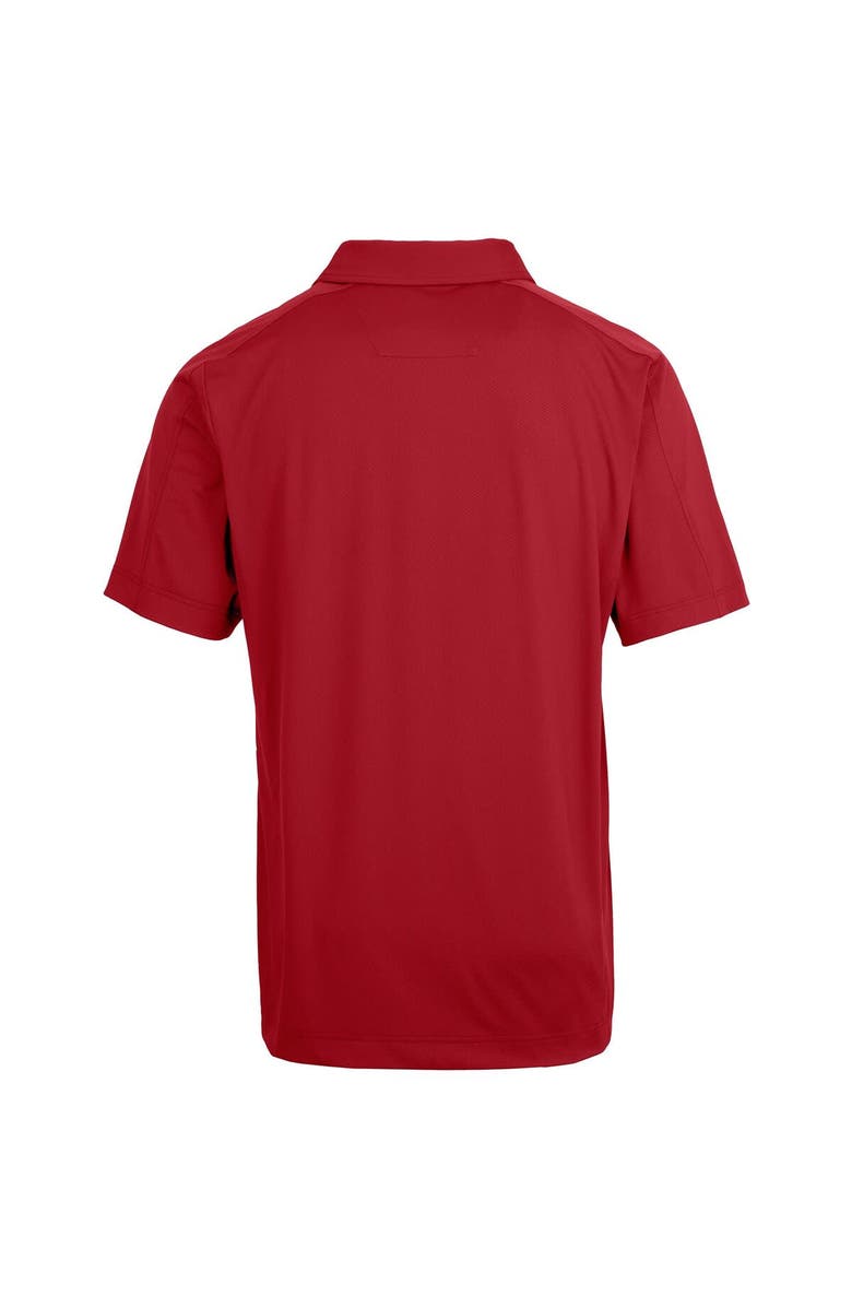 Cutter & Buck Men's Cutter & Buck Red New York Giants Logo Prospect Textured Stretch Big & Tall Polo, Alternate, color, 