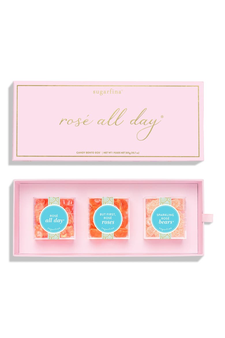 Rosé All Day 3-Piece Candy Bento Box, Main, color, NO COLOR