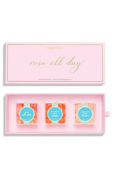 Rosé All Day 3-Piece Candy Bento Box
