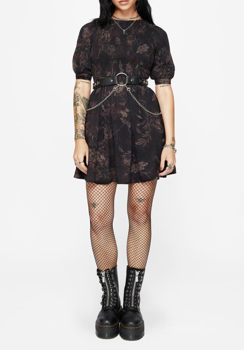 Ashmire Woodland Moth Mini Dress