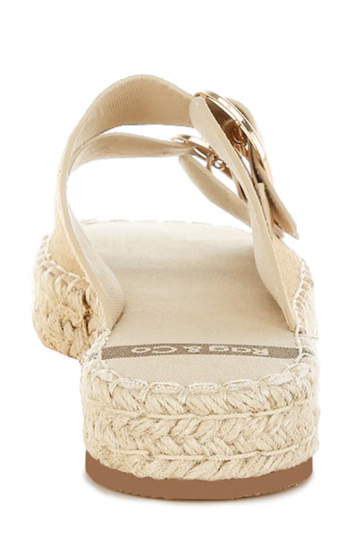 Rag & Co Juopa Espadrille Slide Sandal In Neutral