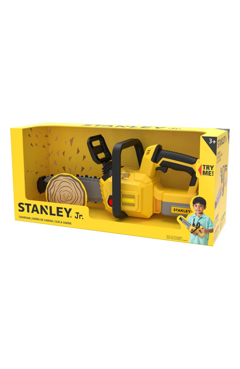 Stanley Jr. Battery Powered Chain Saw Toy, Alternate, color, Yellow & Black