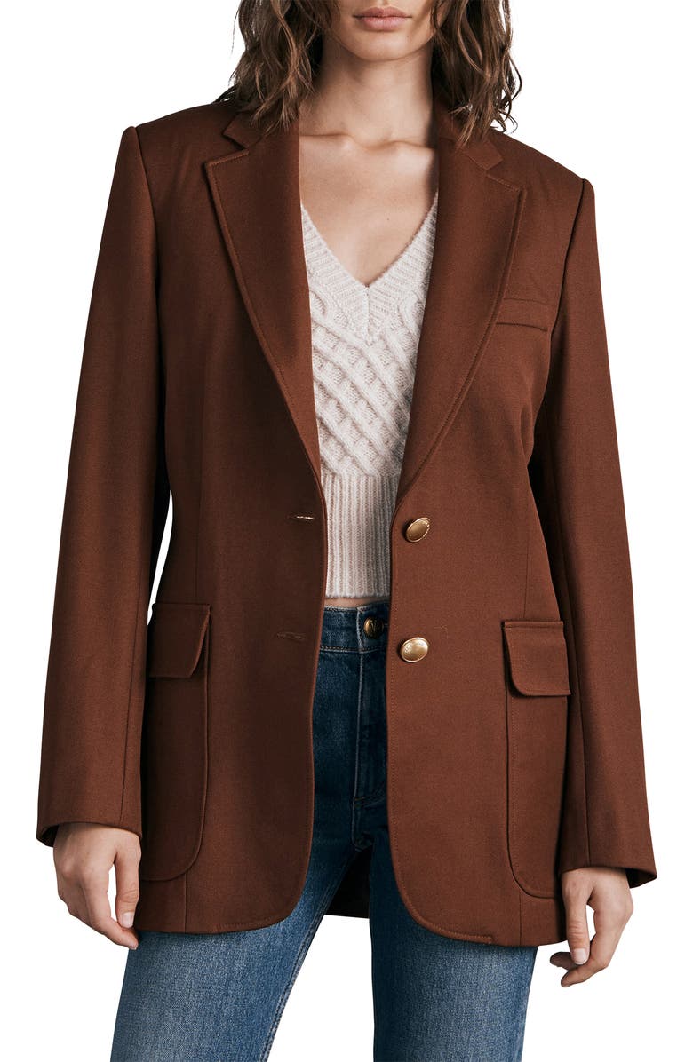 rag & bone Cody Stretch Wool Twill Blazer, Main, color,