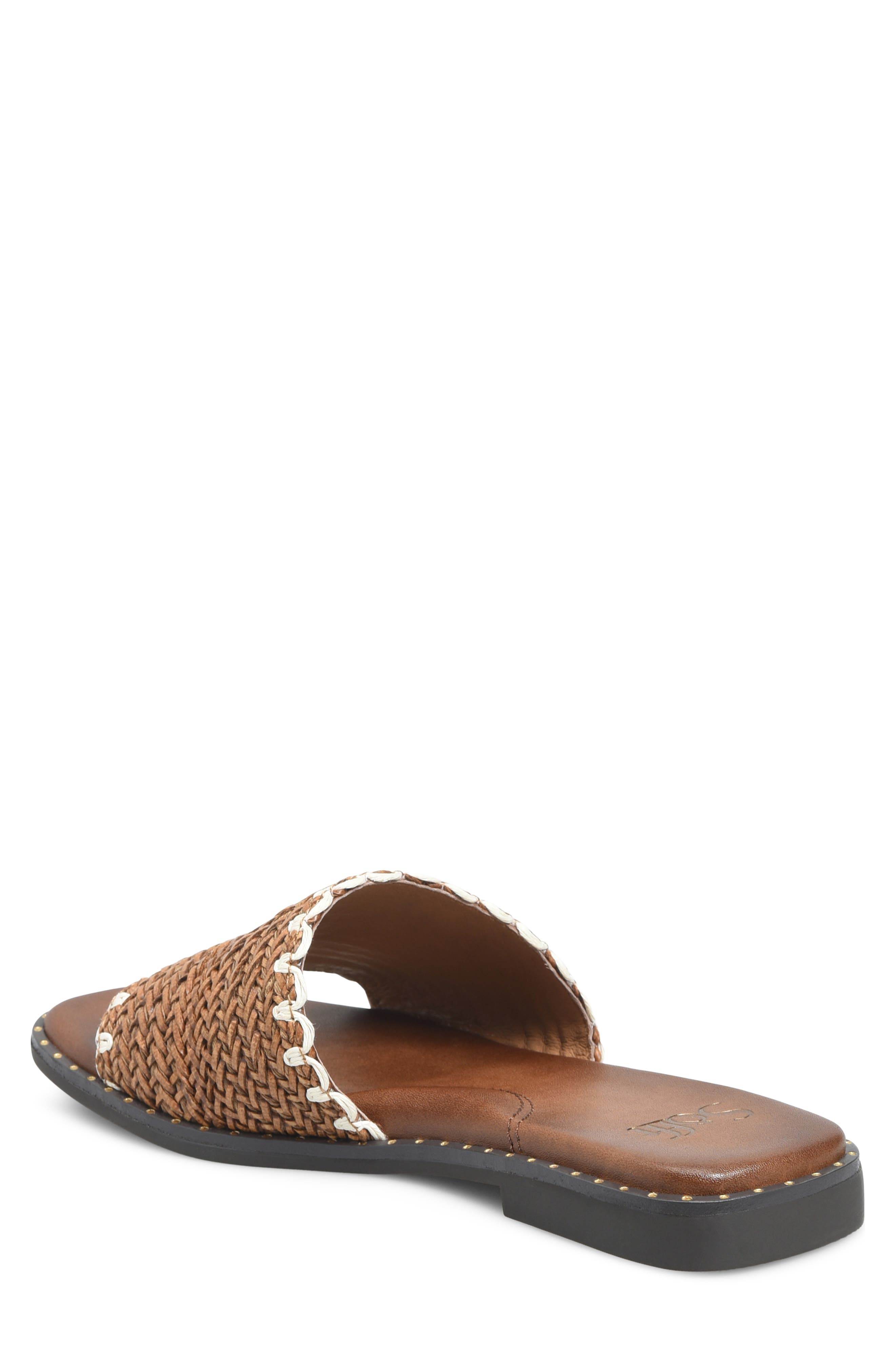 Söfft Elsa Slide Sandal, Alternate, color, Brown