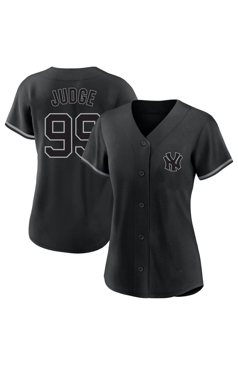 PROFILE Women's Profile Aaron Judge Black New York Yankees Plus Size Player Name & Number Fashion Jersey, Main, color, Black