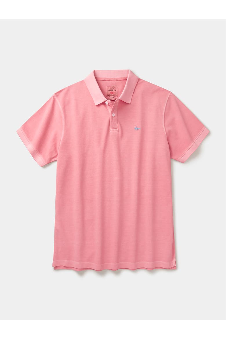 Lusby Short Sleeve Pique Polo Shirt, Alternate, color, Washed Pink