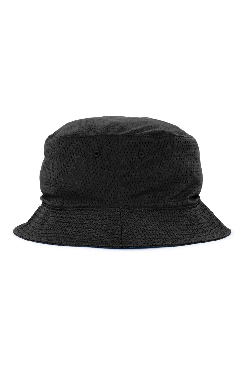 Reversible Mesh Bucket Hat, Alternate, color, SILVERSTONE/ BLACK