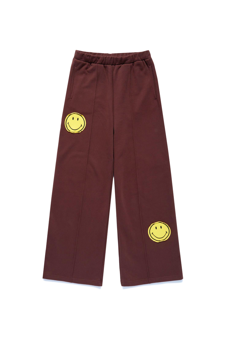 Smiley Straight Leg Pants, Main, color, BROWN