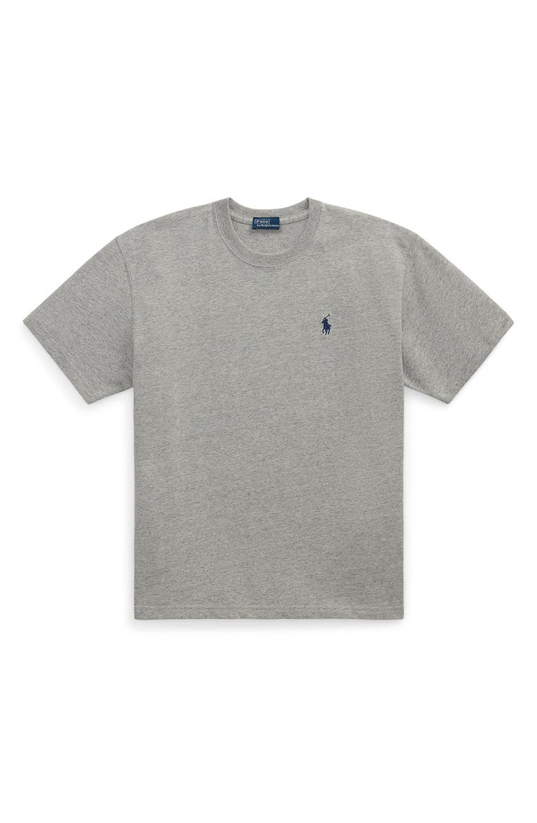 Polo Ralph Lauren Relaxed Cotton T-Shirt, Alternate, color, Cobblestone Heather