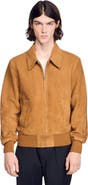 SANDRO Goat leather jacket