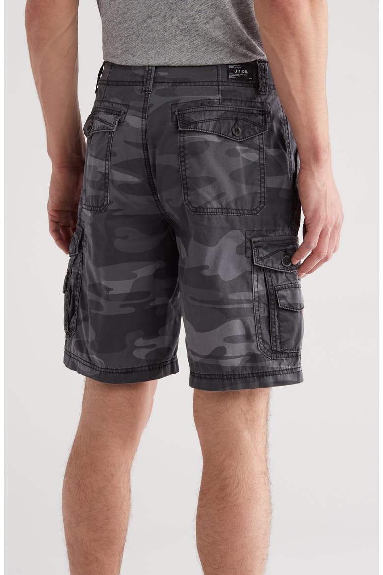 Sedona Cargo Shorts, Alternate, color, BLACK CAMO