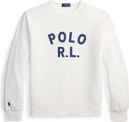 Polo Ralph Lauren Logo Appliqué Fleece Crewneck Sweatshirt