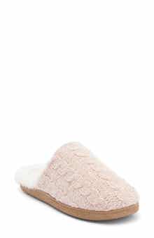 Cable Knit Scuff Slipper