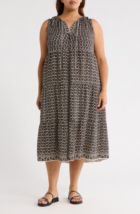 Sleeveless Maxi Dress (Plus)