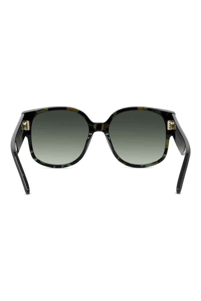 Wildior SU 58mm Square Sunglasses, Alternate, color, GREEN HAVANA/ GREEN