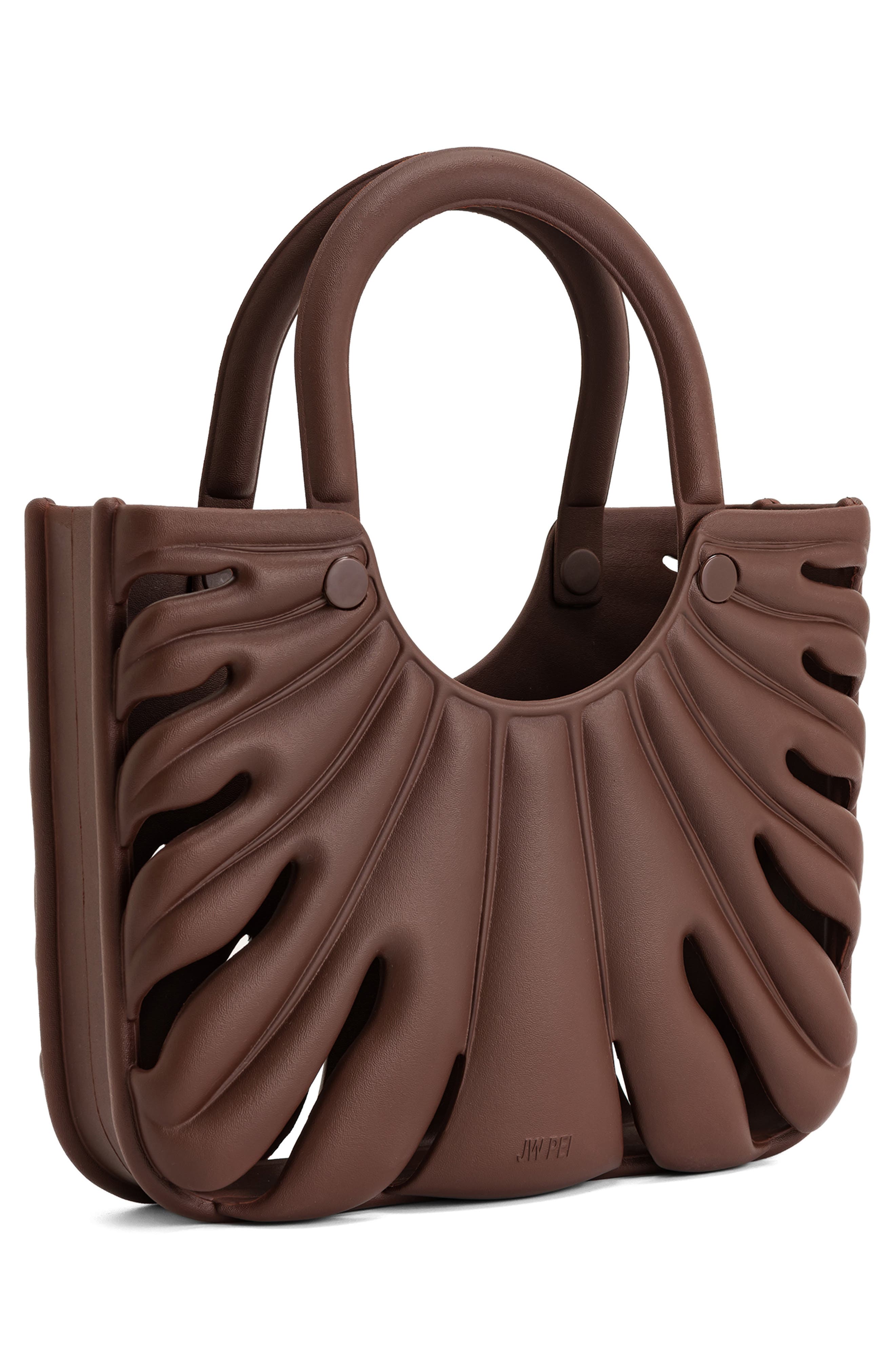 JW PEI Faye Leaf Beach Top Handle Bag, Alternate, color, 