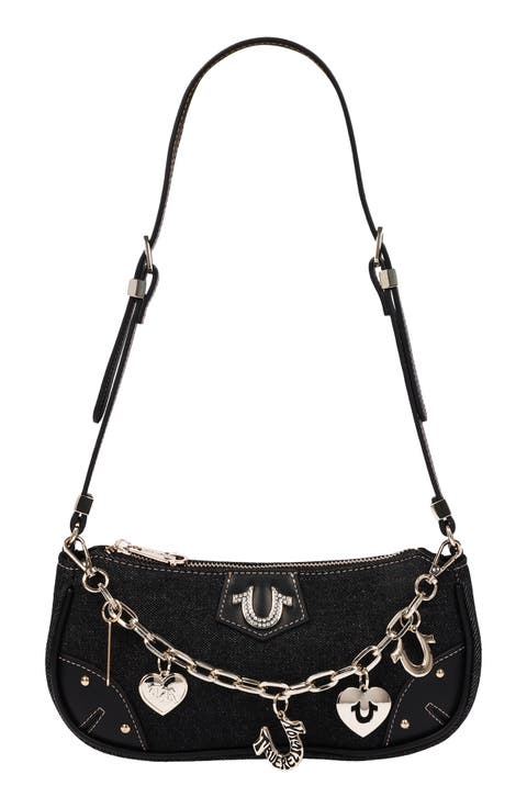 Horseshoe Chain Baguette Bag