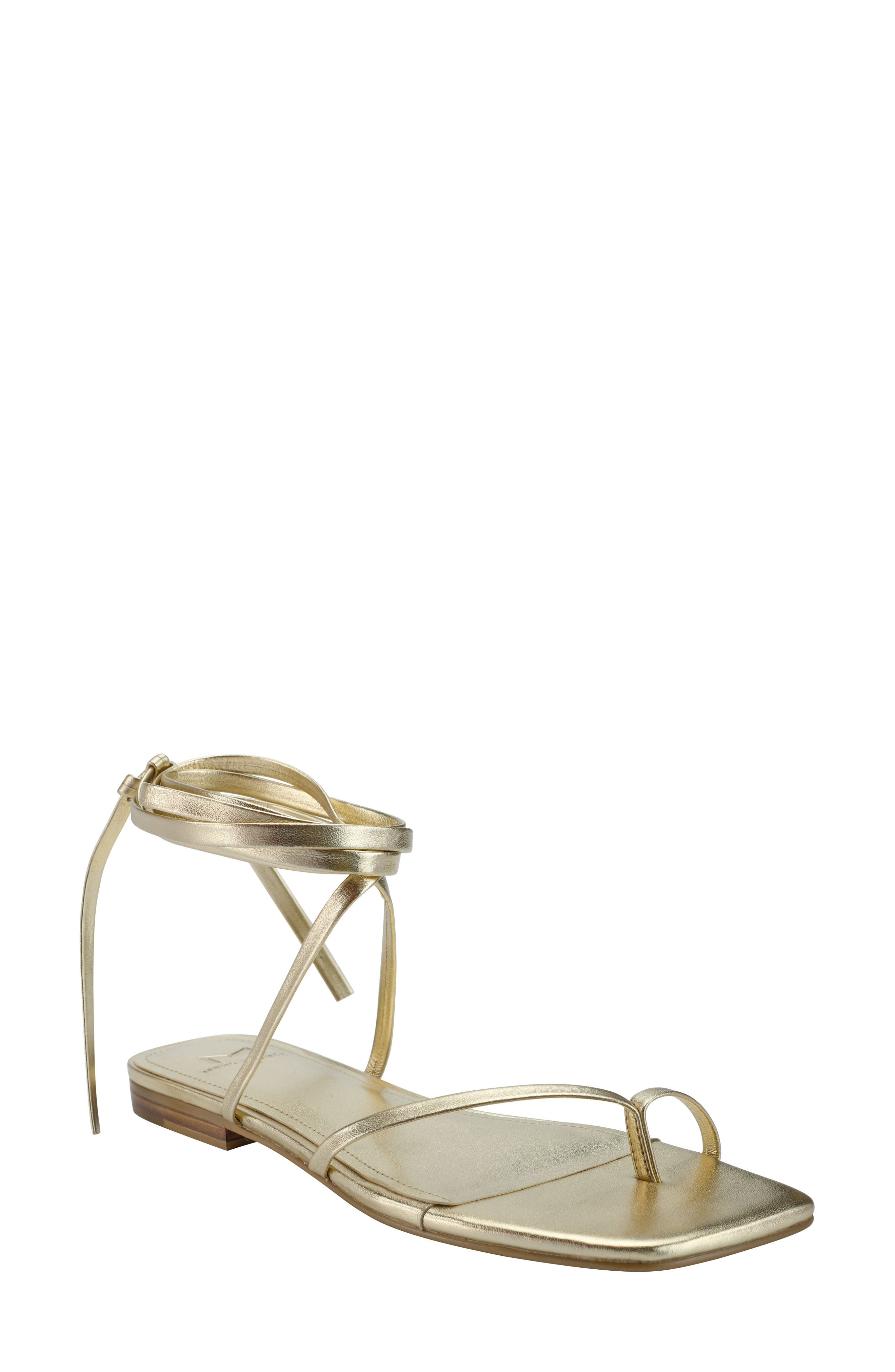 Mireya Ankle Strap Sandal, Main, color, GOLD 01