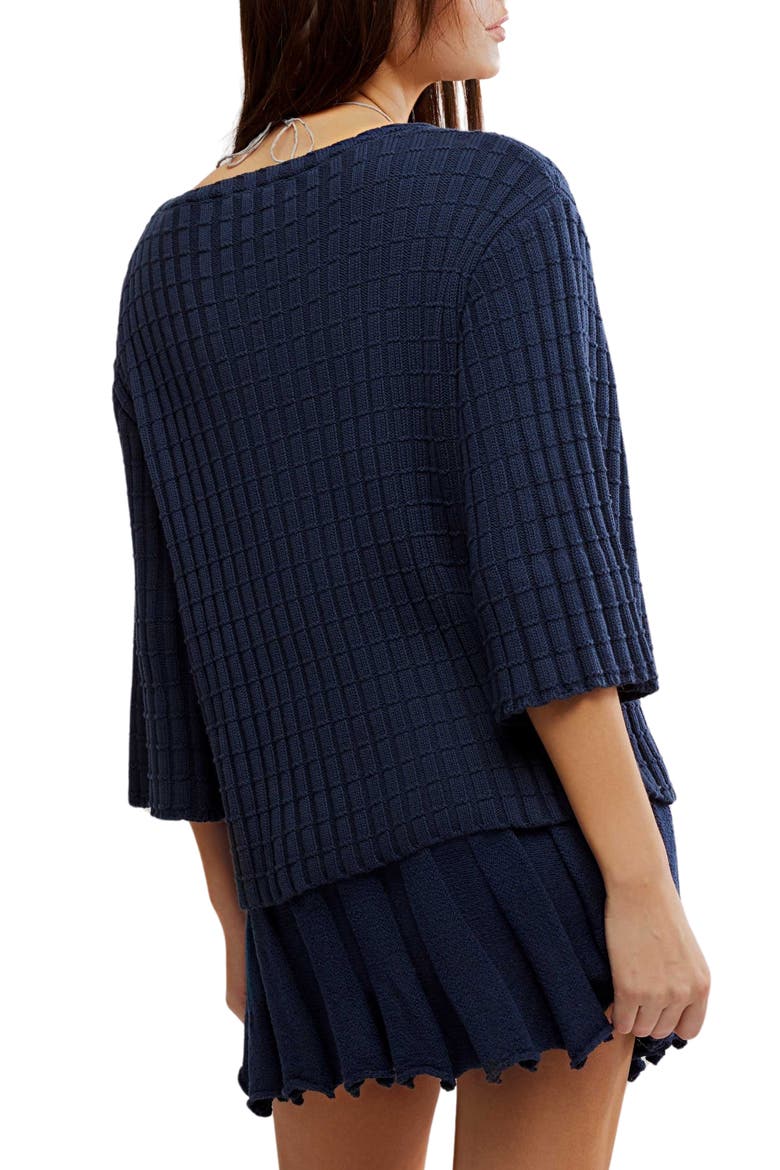 Kenzie Sweater & Skirt Set, Alternate, color, DARKEST NIGHT