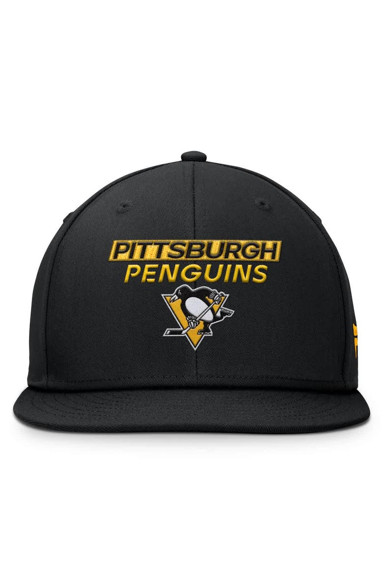 FANATICS Men's Fanatics Black Pittsburgh Penguins Authentic Pro Prime Snapback Hat, Alternate, color, Black
