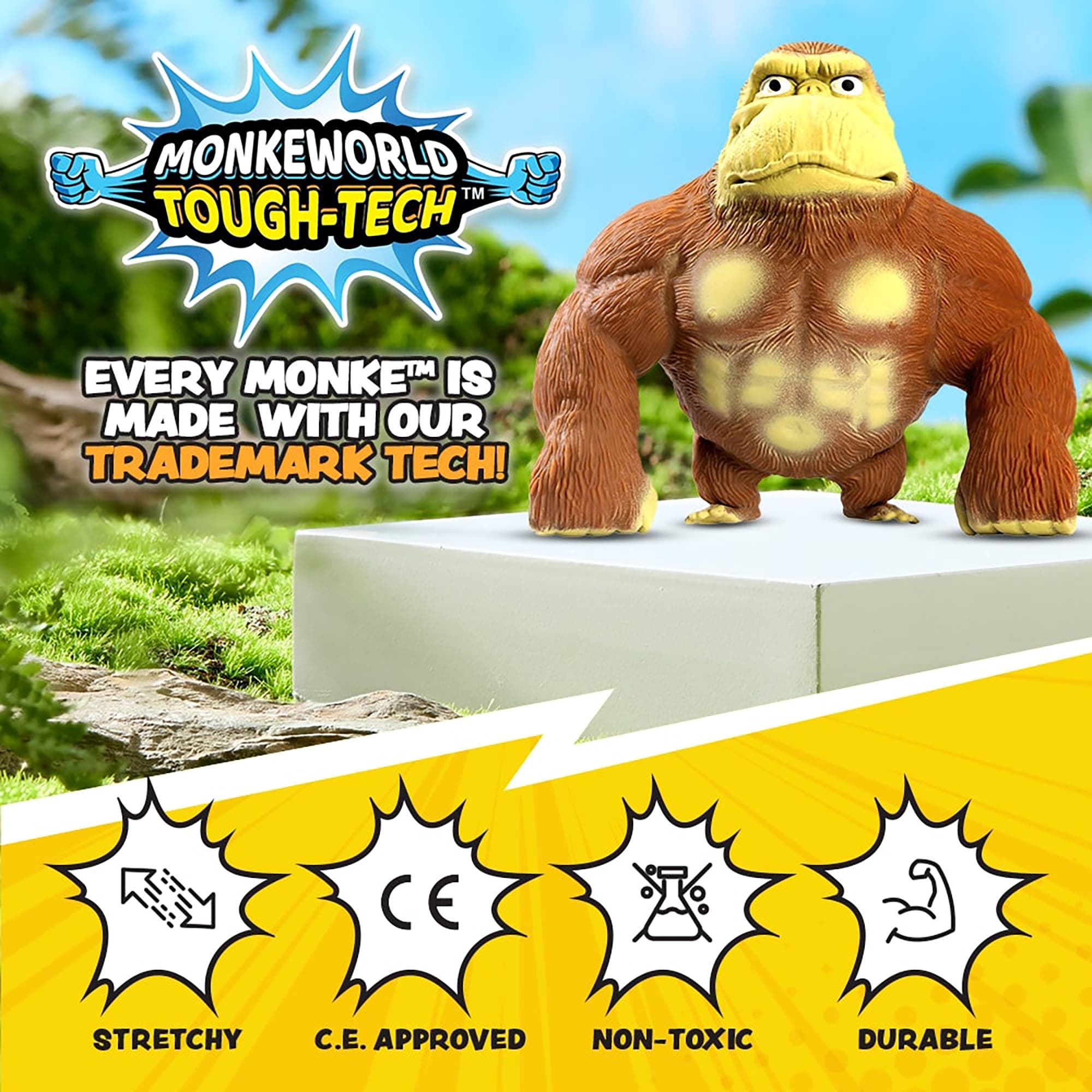 MonkeWorld Original Stretchy Monkey The Trending Squishies Fidget