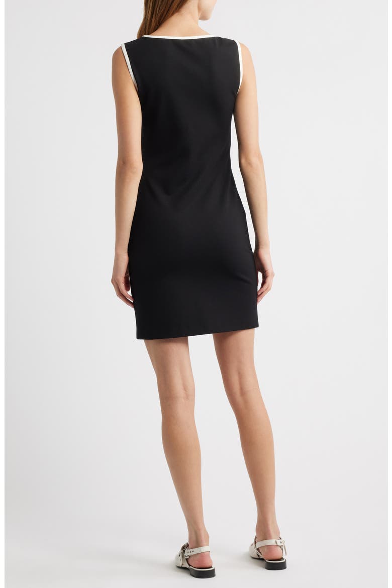 Irina Sleeveless Sport Minidress, Alternate, color, BLACK