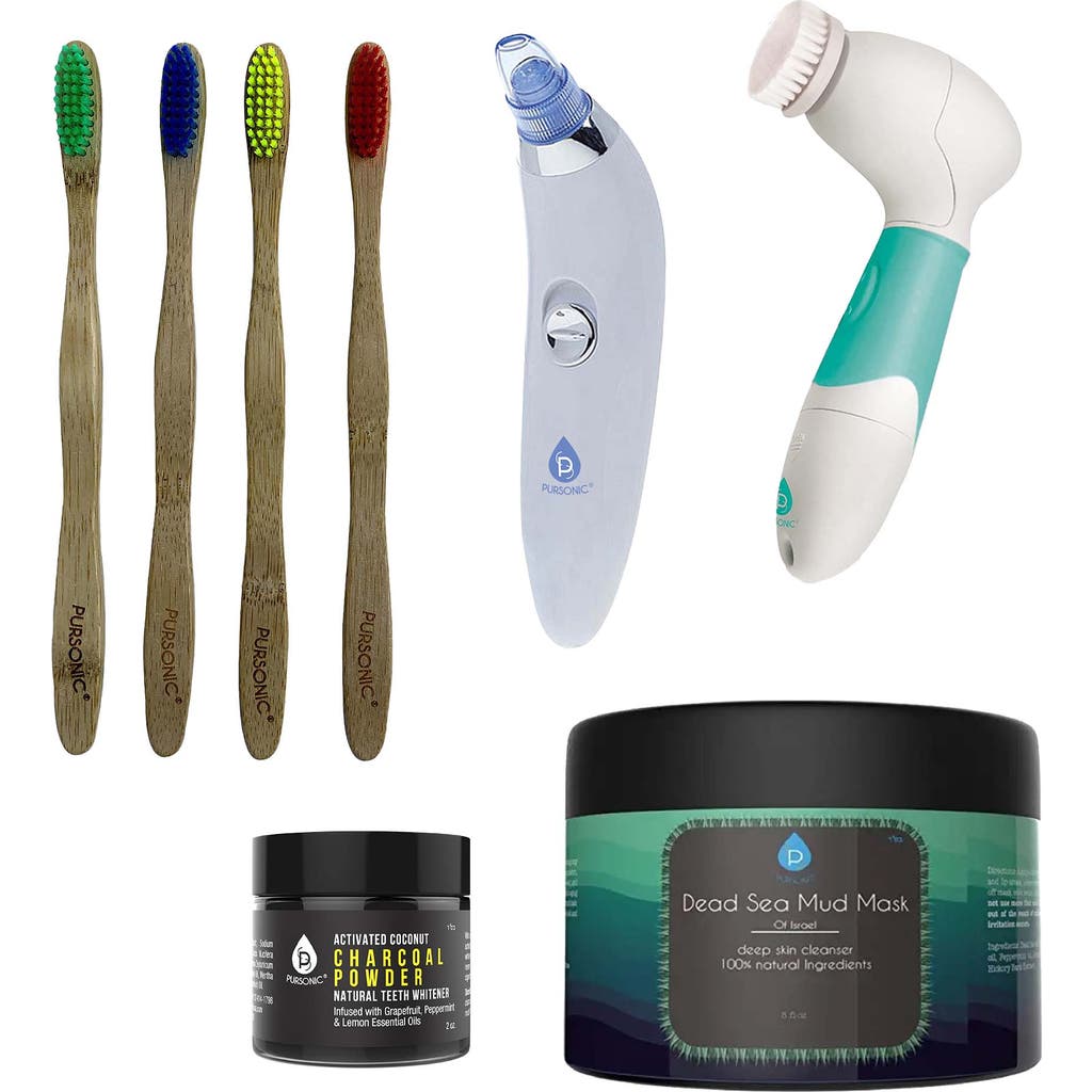 Pursonic Daily Detox Set In Multicolor