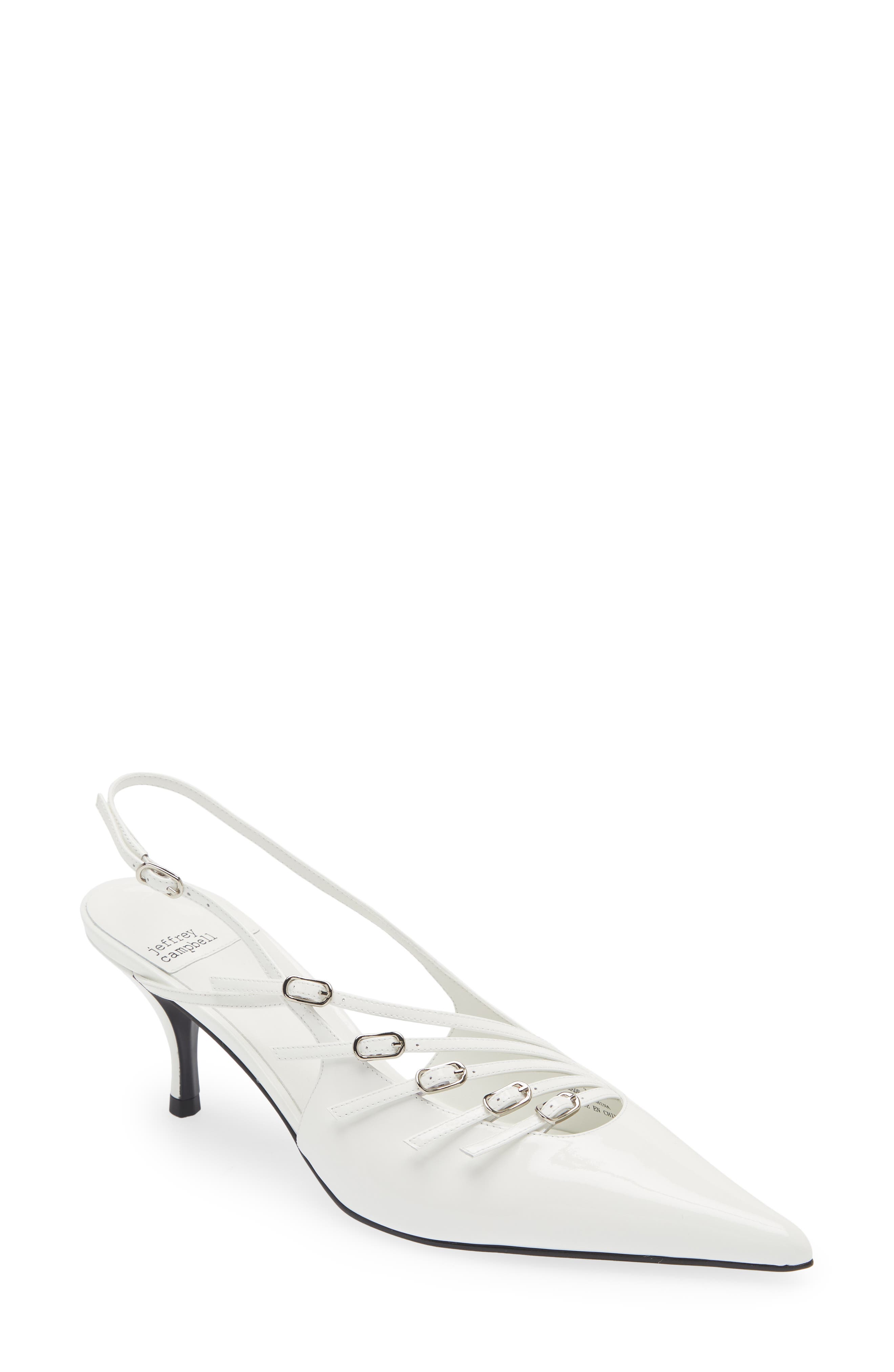 Lash Pointed Toe Kitten Heel Sandal, Main, color, WHITE PATENT