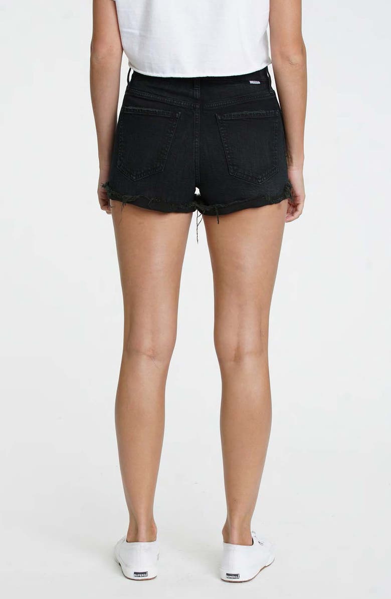 DAZE Troublemaker High Rise Cutoff Shorts, Alternate, color,