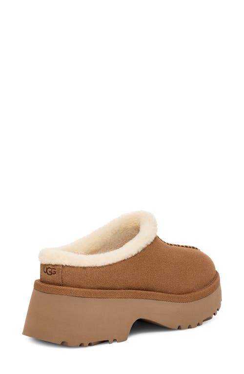 Shop Ugg ® New Heights Plush Lined Clog In Chestnut