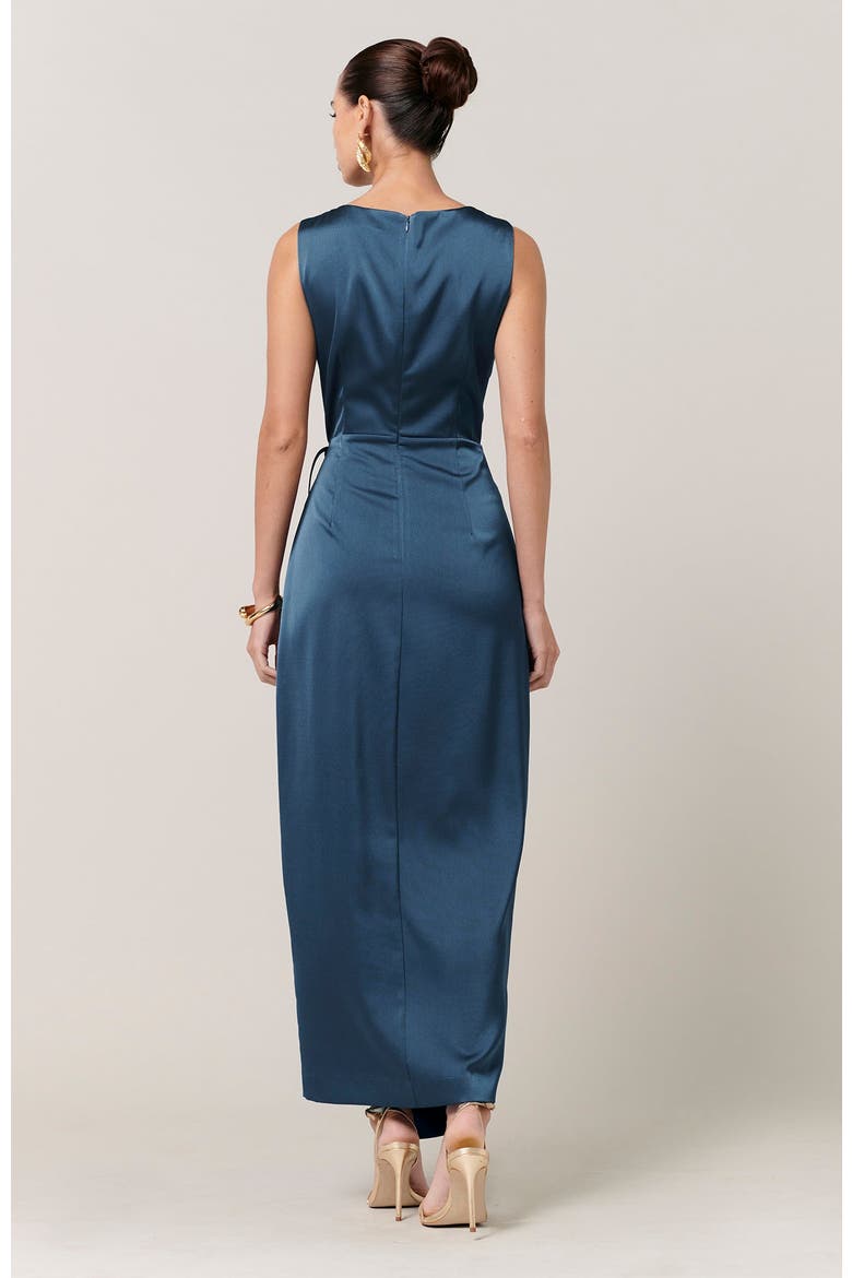 Shona Midi Dress, Alternate, color, Deep Blue