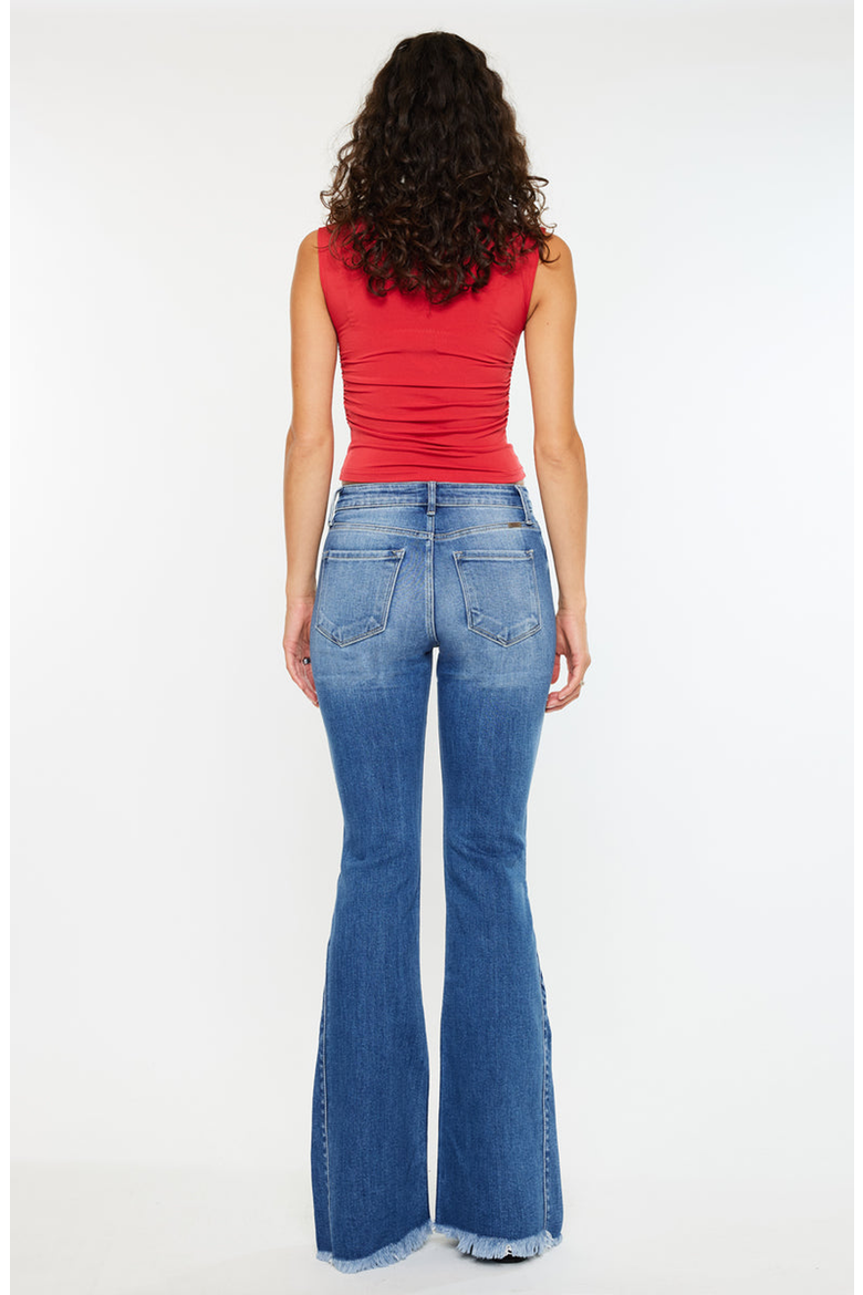 Rila High Rise Flare Jeans, Alternate, color, Medium Wash