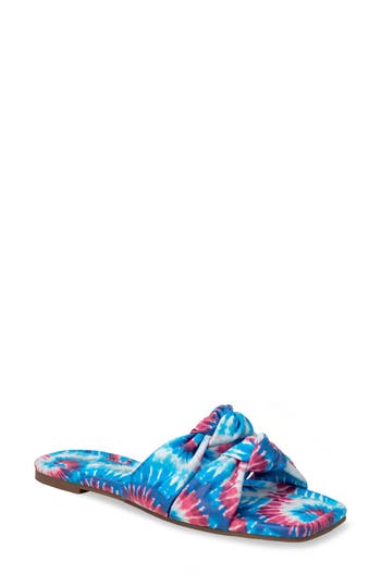 Chase & Chloe Chase And Chloe Double Twist Knot Slide Sandal